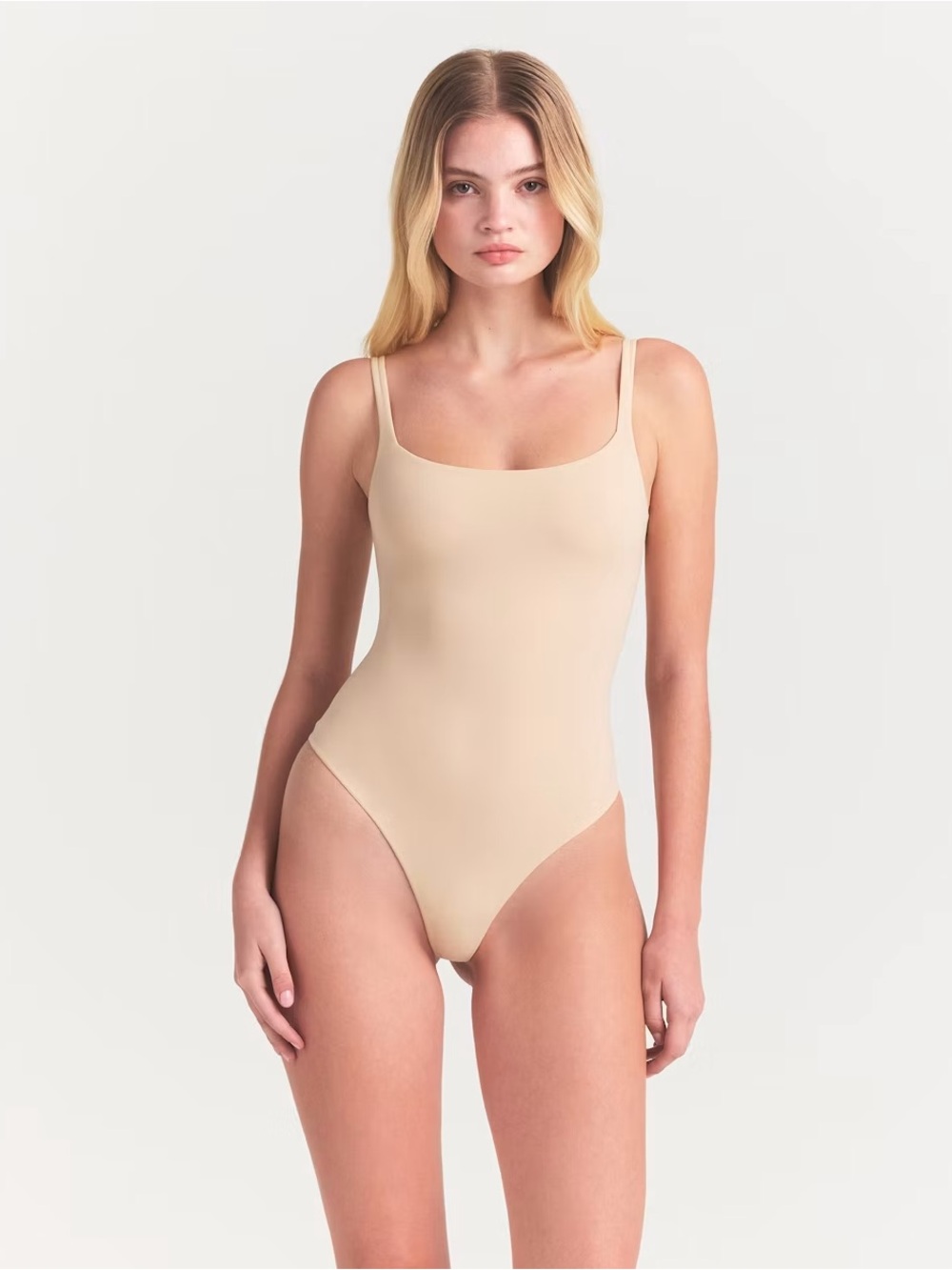 SKIMS Fits Everybody Square Neck Bodysuit